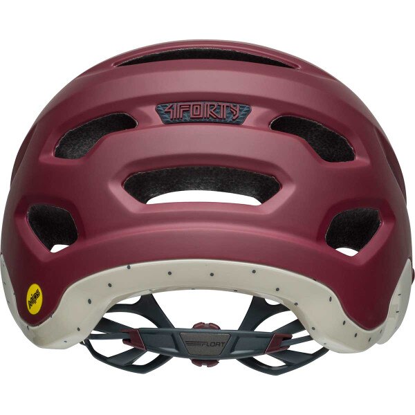 Bell 4Forty MIPS Helmet in Gloss Maroon and Slate and Sand
